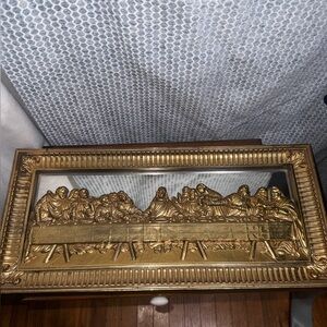 Home Interiors Gold Framed Religious Artwork